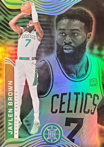 2021-22 Panini Illusions #2 Jaylen Brown Holo Refractor Basketball Card - Celtics
