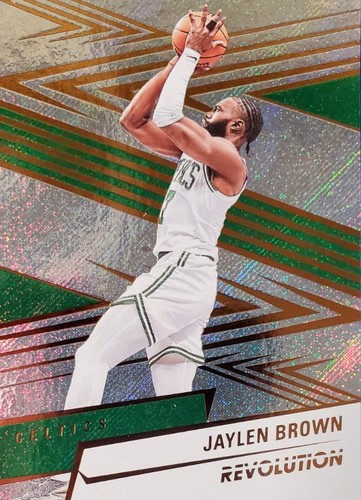 2024-25 Panini Revolution #92 Jaylen Brown Holo Basketball Card - Celtics All-Star